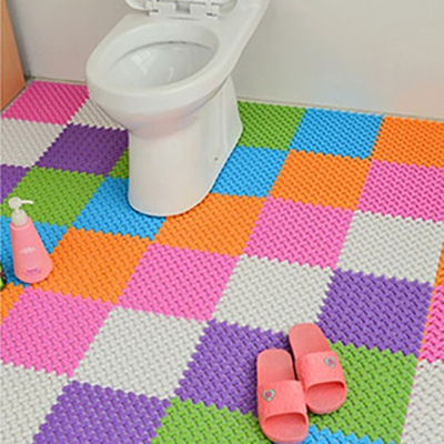 Bathroom Stitching Non-Slip Mat Toilet Shower Bath Waterproof Foot Mat Sub-Factory Wholesale