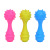 Factory Wholesale New Barbell Molar Rod Sounding Dog Toy TPR Training Bite-Resistant Toys Pet Supplies