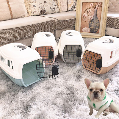 Pet Supplies Dogs and Cats Flight Case Consignment Simple Type Aviation Cage Portable Foldable Vehicle-Mounted Box Dogs and Cats Dog Crate