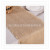 [Linen Table Runner] Jute Roll Vintage Fishbone Pattern Hemp Material Tablecloth and Coffee Table Cloth Script Kill Table Runner Tablecloth