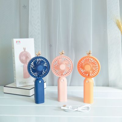 Spray Little Fan USB Electric Fan Mini Portable Humidifying Electroplating Fish USB Charging Hand Pressure Water Spray Fan