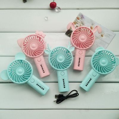 Bow Handheld USB Rechargeable Fan Low Price Electric Children Mini Fan Desktop Small Student Gift