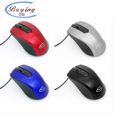 Factory Direct Sales Baiying Wired Mouse Photoelectric Mouse Business Office Home Foreign Trade Gift Mouse