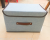 Supply Foreign Trade Domestic Sales Solid Color Cotton and Linen  Storage Box Clothing Toys Daily Storage Box Wholesale