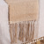 Customizable Jute Table Runner Tassel Fringe Famous Decoration Linen Table Runner Lisu Placemat Jute Material Wholesale