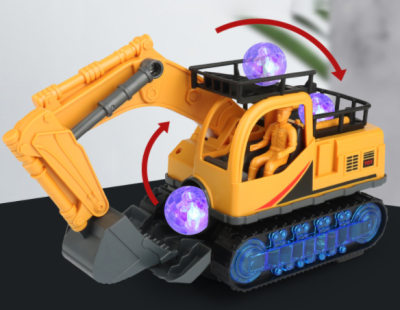 Electric Shooting Engineering Vehicle Intelligent Toy 