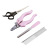 Wholesale Pet Beauty Scissors Four-Piece Set Cleaning and Beauty Set Nail Piercing Device Hairdressing Trimming Combination Set