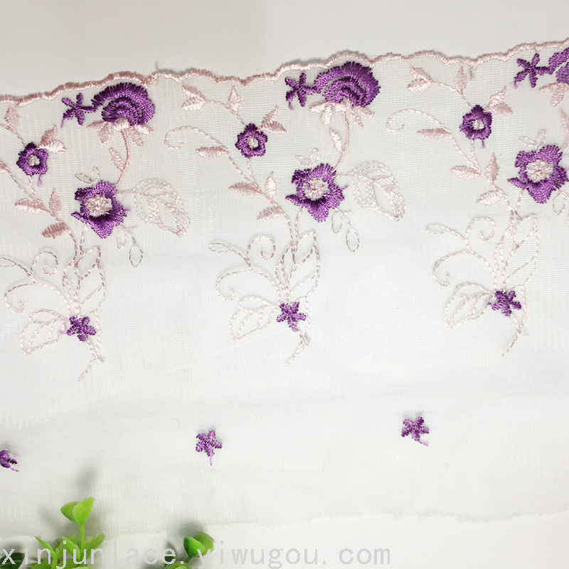 蕾丝娃娃花边网布刺绣花边袖套花边 蕾丝花边玩具花边