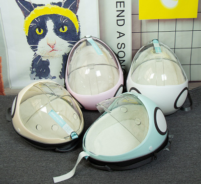 Amazon Cat Bag out Portable Pet Bag Large Capacity Wholesale Transparent Space Capsule Backpack Breathable and Portable