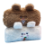 New Cross-Border Large Capacity Pencil Case Cute Bear Student Plush Stationery Storage Bag Pencil Box