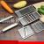 Amazon Hot Sale Potato Chips Turnip Strip Kitchen Knife Grater Stainless Steel Cooking Tools