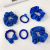 Klein Blue Barrettes Blue Hair Accessories Hair Hoop Autumn and Winter High Sense Hair Ring Hair Rope Headwear for Women