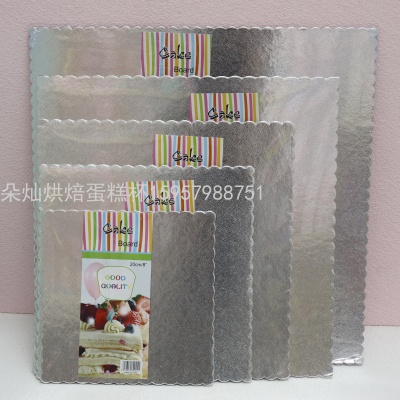 Cake Mat Mousse Birthday Cake Base Paper Cups Cake Gasket Thickened Hard Pad Square Square Cake Paper Bottom Support