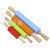Non-Stick Surface Rolling Pin Colorful Wooden Handle Silicone Rolling Pin Rolling Pin Kitchen Accessories Cake Tools