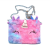 New Unicorn Plush Shoulder Bag Children Cartoon Plush Crossbody Bag Portable Fashion Coin Purse