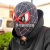 Tiktok Same Spider-Man Headgear Adult Children's Black Cute Head Cover Mask Hero Expedition Cos Mask