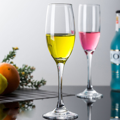 High-End Champagne Glass High Leg Sparkling Wine Glass Sherry Glass Cocktail Glass Sparkling Wine Cup 180ml