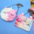 New Unicorn Plush Shoulder Bag Children Cartoon Plush Crossbody Bag Portable Fashion Coin Purse