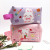 New Korean Style Cartoon Bear Cosmetic Bag Portable Cute Large Capacity Pencil Case Storage Bag Wash Bag