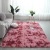 Nordic Ins Living Room Carpet Bedroom Room Coffee Table Tie-Dyed Silk Wool Carpet Home Plush Bedside Carpet Floor Mat