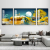 Light Luxury Living Room Decorative Painting Sofa Background Wall Mural Modern Minimalist and Magnificent Three-Piece Painting Restaurant Paintings Crystal Porcelain Painting