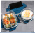 Separated Glass Bowl Microwave Oven Heat-Resistant Work Student Insulated Lunch Box Transparent Sealed Bento Crisper