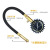 Tire Pressure Gauge of Automobile Tire Barometer Tire Pressure Gauge Copper Valve Deflatable CY-6236