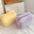 New Macaron Plush Pencil Bag Large Capacity Fashion Student Stationery Storage Bag Portable Sweet Cosmetic Bag