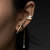 Long Chain Ear Clip without Pierced Ears Cold Style Light Luxury and Simplicity Korean Style High-End Design All-Match Earrings