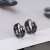 Double Ring Hollow Stud Earrings Female 2021 New Trendy Female Trendy Unique Trending Unique Fashion Temperament Entry Lux Ear Rings