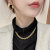 Korean Style Fashion Handmade Ring Coarse Twist Hollow Design Personality 925 Sterling Silver Cold Style Necklace Bracelet