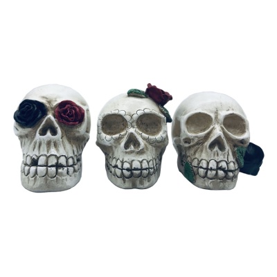 2021 Weijiule Creative Mini Resin Skull Light Holiday Gifts 