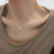Korean Loving Heart in Sterling Silver Pendant Elegant Necklace Women's Simple Ins Cold Style Clavicle Chain 2021new Necklace