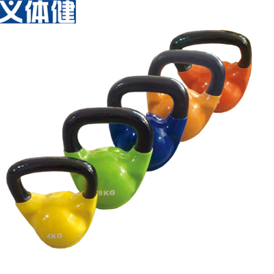 Fitness Kettle-Bell Women's Competitive Plastic Dipping Cast Iron Kettlebells
