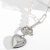 OT Buckle Retro Aloofness Style Freshwater Pearl Necklace Female Niche Light Extravagant Love Heart Spring Clavicle Chain New