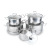 Stainless Steel Gift Set Pot Thickened Magnetic Pot Set 12-Piece Kitchen Soup Pot Steamer Suit Uncoated Wholesale