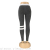 New Cropped Yoga Pants Color Matching Fashion Fitness Pants Women's Tight High Waist Hip Lift Leggings Sports Running