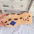 New Korean Style Creative Pencil Case Cute Peanut Student Stationery Storage Bag Plush Embroidery Stationery Case