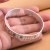 929 Sterling Silver Rich Mahjong Bracelet Retro with Opening Niche High-End Design Versatile Distressed Style Net Red Bracelet
