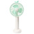 Leaf Shaped Aromatherapy Straight Folding Fan USB Charging Nordic White Handheld Folding Table Little Fan