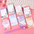 Japanese and Korean Ins Style Cute Sticky Note 50 Pieces Note Sticker Cute Cartoon Animal Fruit Pattern Thickened Message Book