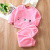 New Children's Autumn and Winter Homewear Boys' and Girls' Pajamas Fleece-Lined Thickened Flannel Baby Suit Wholesale