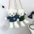 Cute Plush Bag Female New Cartoon Doll Doll Small Bag Student Lolita Style Bear Chain Messenger Bag