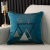 Pillow Sofa Living Room and Bedside Cushion Modern Light Luxury Waist Pillow American Backrest Pillow Cover without Core