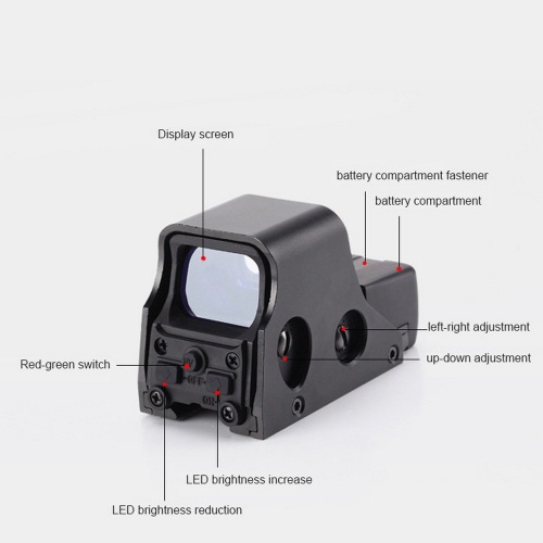 holographic variable point sight 551 optical sight laser aiming soft bomb special inner red and green dot bird finder