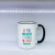AC401 Inspirational Upward Encourage English Ceramic Cup Daily Necessities Cup Colorful English Font Mug2023