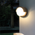 [Round Hat Type Wall Lamp] Outdoor Round LED Wall Lamp Waterproof Courtyard Stairs outside Wall Aisle Balcony Light Super Bright Wall Lamp Modern Style Lighting