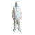Disposable Civil Breathable Film One-Piece Protective Clothing Hospital Laboratory Complete Set of Cloth-Based Adhesive Strip Disposable Protective Coveralls Spot Delivery