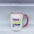 AC401 Inspirational Upward Encourage English Ceramic Cup Daily Necessities Cup Colorful English Font Mug2023