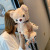 Online Influencer Disco Dancing Bear Messenger Bag New Ins Creative Teddy Bear Chain Plush Bag Korean Style Shoulder Bag